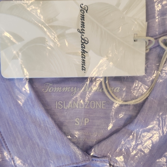 Tommy Bahama Light Purple Polo Shirt - Picture 2 of 4